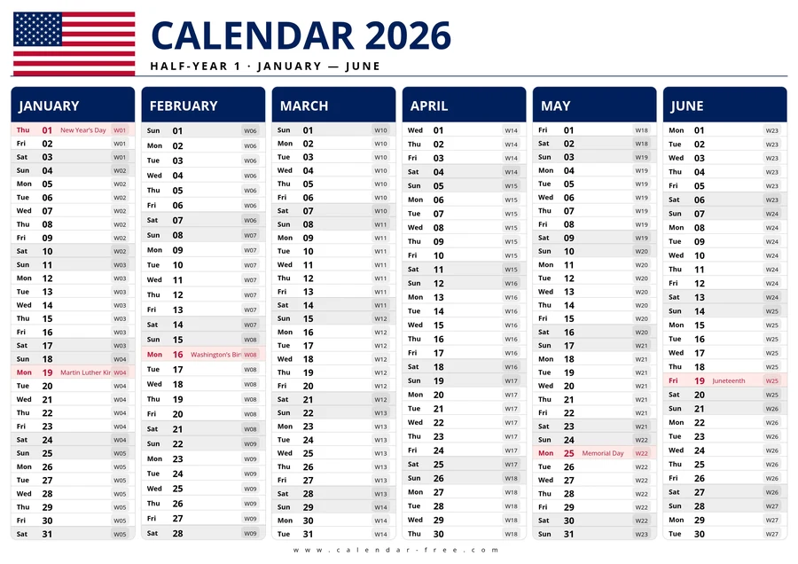 Calendrier 2025 Imprimable