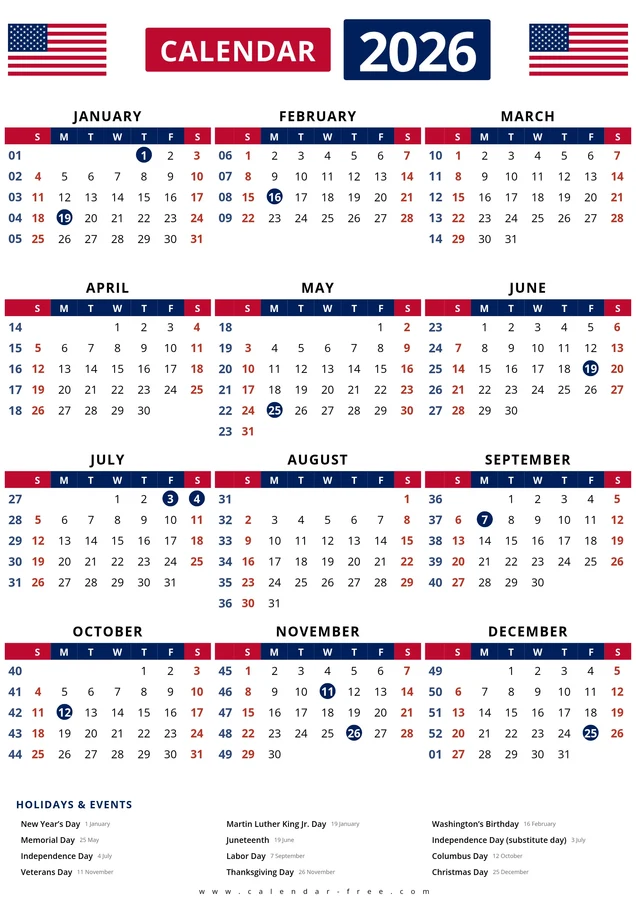 Calendrier 2025 Imprimable
